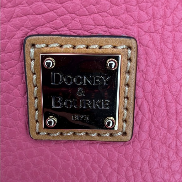 Dooney and Burke NWOT pink pebbled leather Kirby Lexi Crossbody bag - Picture 2 of 12
